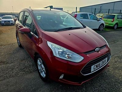 Used Ford B-MAX Zetec 100 HP (73 kW) 2016 Red MPV