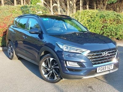Used Hyundai Tucson Premium SE 177 HP (130 kW) 2019 Blue SUV