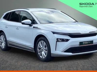 Used Skoda Enyaq iV SE L 150 kW (204 HP) 2025 White SUV