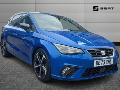 Used Seat Ibiza FR Sport 108 HP (79 kW) 2023 Blue Hatchback