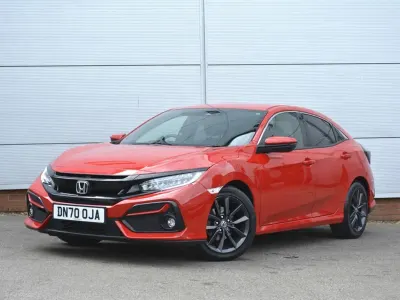 Used Honda Civic SR 126 HP (92 kW) 2021 Red Hatchback