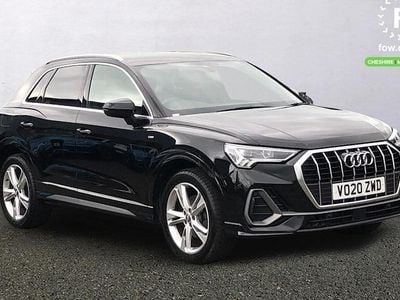 Begagnad Audi Q3 S-Line 150 HK (110 kW) 2020 Svart SUV