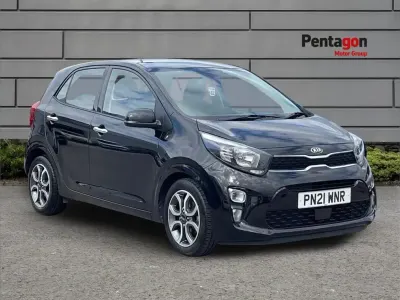 Second-hand Kia Picanto 67 CP (49 kW) 2021 Negru Hatchback