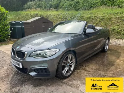 Used BMW 218 M Sport 136 HP (100 kW) 2016 Grey Cabriolet