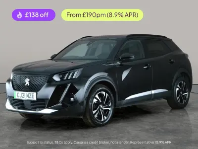 Used Peugeot e-2008 GT 100 kW (136 HP) 2021 Black SUV