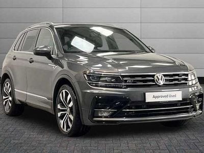 Indium grey Used 2018 VW Tiguan R-line SUV | £21,750 (Fair price)