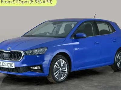 Used Skoda Fabia SE L 110 HP (80 kW) 2023 Blue Hatchback