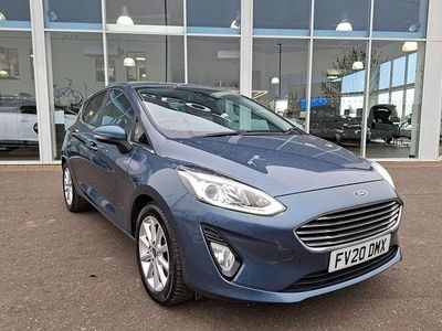 Usado Ford Fiesta Titanium 95 HP (69 kW) 2020 Azul Citadino