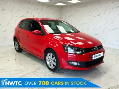 Used VW Polo Match 75 HP (55 kW) 2013 Red Hatchback