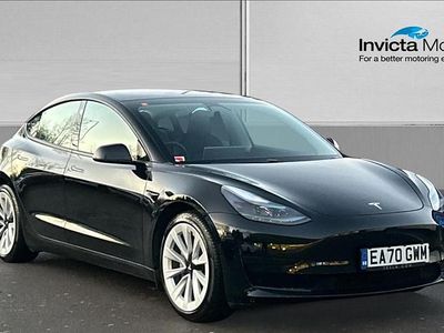 Black Used 2020 Tesla Model 3 Standard Range Sedan | £16,250 (Fair price)