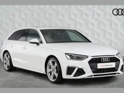 Used Audi A4 S-Line 200 HP (147 kW) 2024 Arkona white Estate