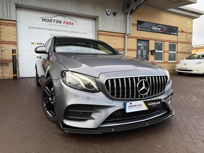 Used Mercedes E220 AMG line 194 HP (142 kW) 2018 Grey Sedan