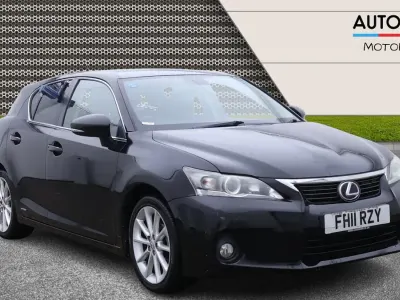 Used Lexus CT200h 136 HP (100 kW) 2011 Black Hatchback