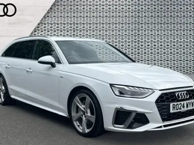 Used Audi A4 S-Line 204 HP (150 kW) 2024 White Estate