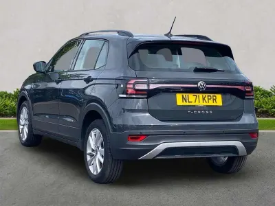 Used VW T-Cross SE 95 HP (69 kW) 2021 Grey SUV