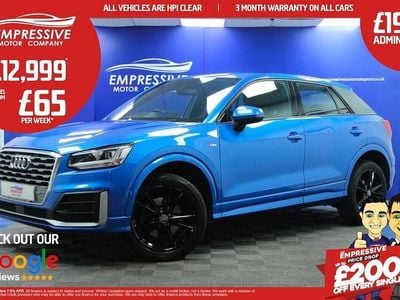 Blue Used 2018 Audi Q2 S-Line SUV | £12,999 (Fair price)