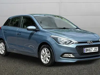 Begagnad Hyundai i20 SE 84 HK (61 kW) 2017 Blå Halvkombi