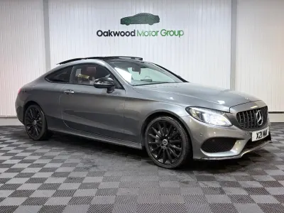 Used Mercedes C220 AMG Line Premium Plus 2016 Grey Coupe