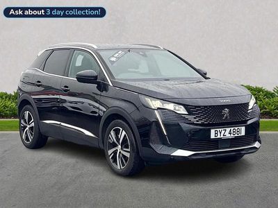 Black Used 2022 Peugeot 3008 GT SUV | £15,995 (Fair price)