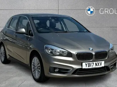 Used BMW 218 Active Tourer Luxury Line 148 HP (108 kW) 2017 Silver MPV