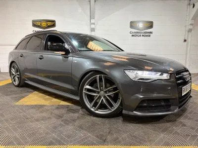 Begagnad Audi A6 Black Edition 2018 Grå Kombi