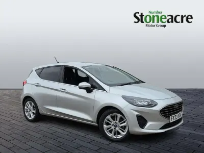 Used Ford Fiesta Titanium 125 HP (91 kW) 2023 Silver Hatchback