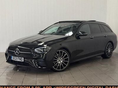 Used Mercedes E220 AMG line 194 HP (142 kW) 2021 Black Estate