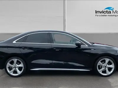 Used Audi A3 S-Line 150 HP (110 kW) 2022 Black Sedan