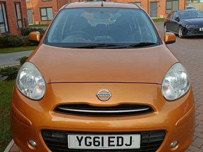 Used Nissan Micra Acenta 2011 Orange Hatchback