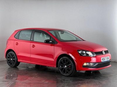 Used VW Polo R-line 90 HP (66 kW) 2017 Red Hatchback