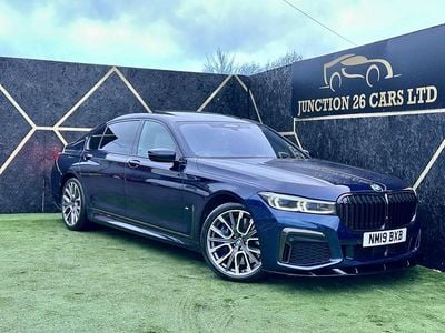 Blue Used 2019 BMW 740L M Sport Sedan | £24,995 (Fair price)
