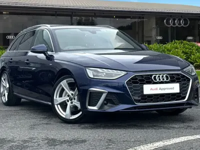 Used Audi A4 S-Line 204 HP (150 kW) 2024 Blue Estate