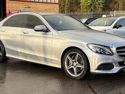 Used Mercedes C220 AMG line 2016 Silver Sedan