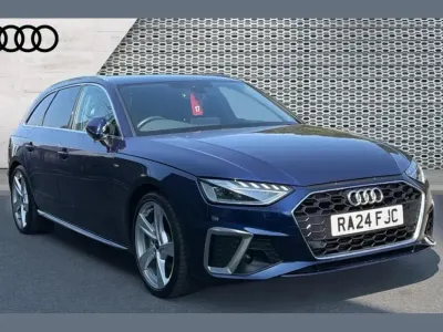 Used Audi A4 S-Line 204 HP (150 kW) 2024 Blue Estate