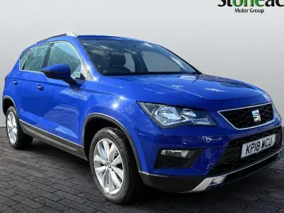 Used Seat Ateca Ecomotive 116 HP (85 kW) 2018 Blue SUV