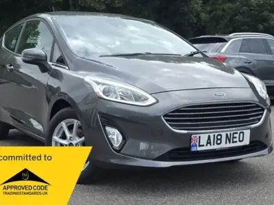 Used Ford Fiesta Zetec 100 HP (73 kW) 2018 Grey Hatchback