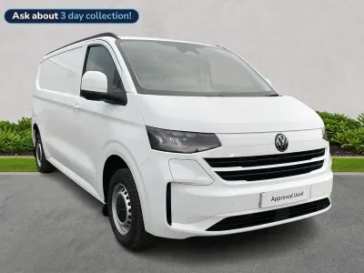 New VW Transporter 100 kW (136 HP) 2025 White Van