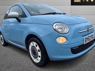 Used Fiat 500 69 HP (50 kW) 2013 Blue Hatchback
