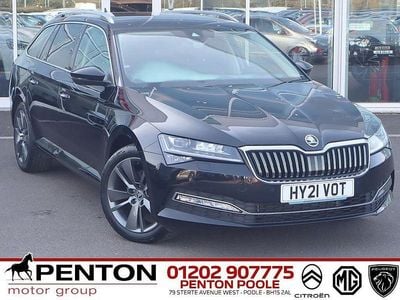 Used Skoda Superb SE L 150 HP (110 kW) 2021 Black Estate