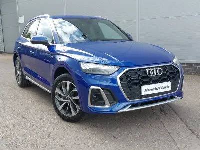 Used Audi Q5 S-Line 265 HP (194 kW) 2022 Blue SUV