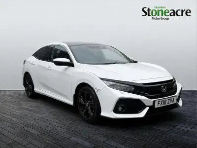 Used Honda Civic EX 120 HP (88 kW) 2018 White Hatchback