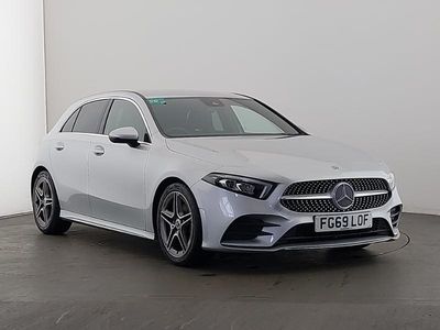 Begagnad Mercedes A200 AMG line 163 HK (119 kW) 2019 Silver Halvkombi
