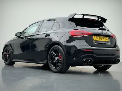 Used Mercedes A180 AMG line 116 HP (85 kW) 2020 Black Hatchback