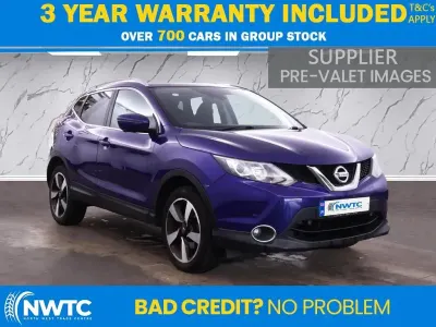 Used Nissan Qashqai N-Connecta 110 HP (80 kW) 2016 Blue SUV