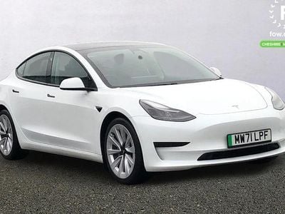 White Used 2021 Tesla Model 3 Standard Range Sedan | £16,499 (Fair price)