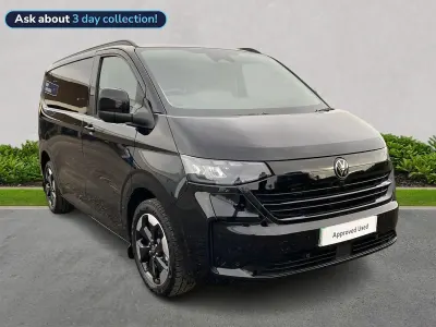 New VW T7 Pro 100 kW (136 HP) 2025 Black Van