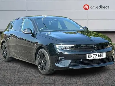 Used Vauxhall Astra GS Line 130 HP (95 kW) 2022 Black Hatchback