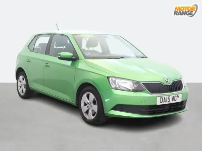 Used Skoda Fabia SE 60 HP (44 kW) 2015 Green Hatchback