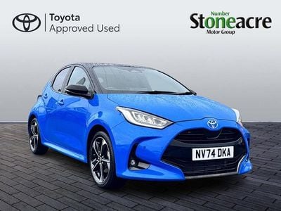 Blue Used 2024 Toyota Yaris Hybrid Edition Hatchback | £22,500 (Fair price)