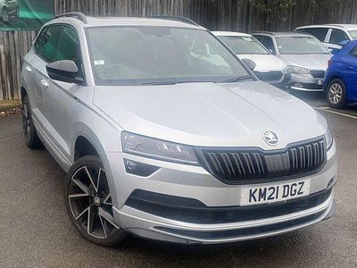 Silver Used 2021 Skoda Karoq SportLine SUV | £19,842 (Fair price)